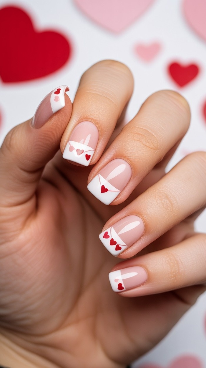 مدل ناخن مربعی فرنچ